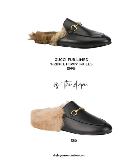 gucci dupe mules|gucci knock off.